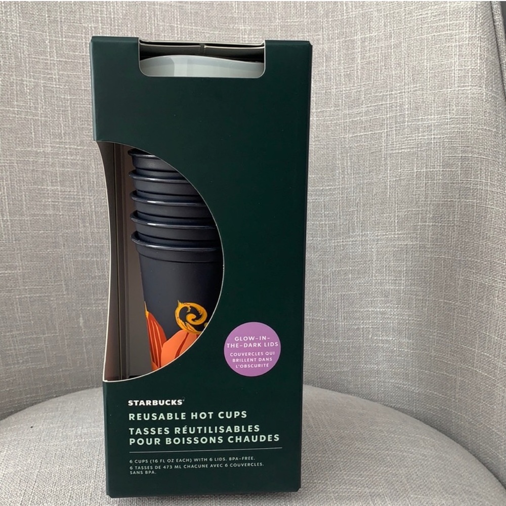 Starbucks Glow In The Dark Halloween Reusable Cups